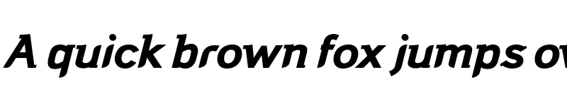 Preview of DomestosSerif Black Italic