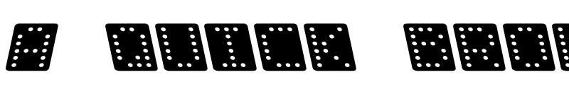 Preview of Domino square kursiv Regular