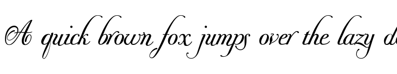 Preview of Donna Bodoni Aa Script Regular