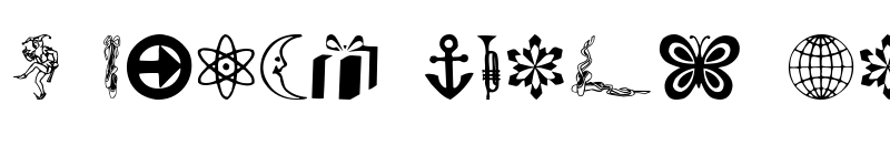 Preview of Doodle Dingbats One SSi Regular