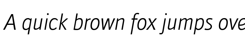 Preview of Doradani Light Italic