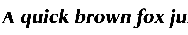 Preview of DragonEF ExtraBold Italic