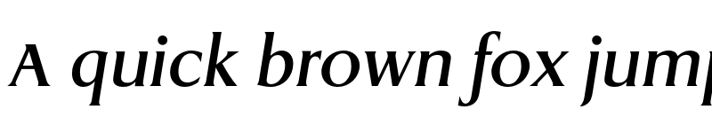 Preview of DragonEF Medium Italic