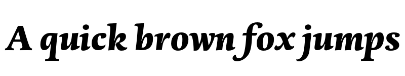 Preview of DTL Dorian ST Black Italic