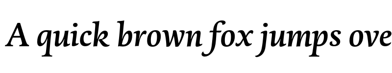 Preview of DTL Dorian ST Medium Italic