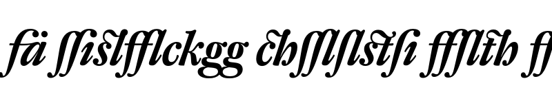 Preview of DTL Fleischmann D Alt Bold Italic