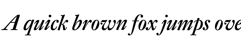 Preview of DTL Fleischmann D Medium Italic