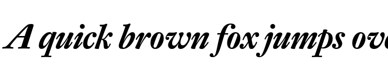 Preview of DTL Fleischmann SD Bold Italic