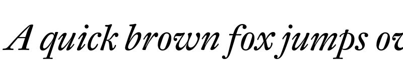 Preview of DTL Fleischmann ST Italic