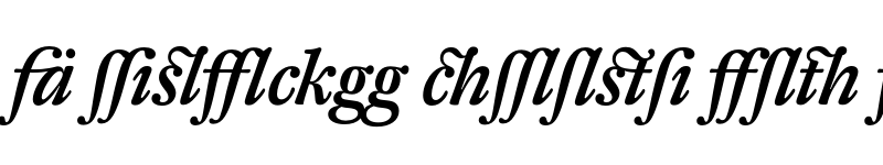 Preview of DTL Fleischmann T Alt Medium Italic