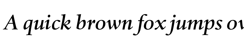 Preview of DTL Haarlemmer SD Medium Italic