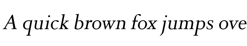 Preview of DTL Romulus ST Italic