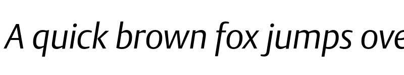 Preview of DTLArgoST Light Italic