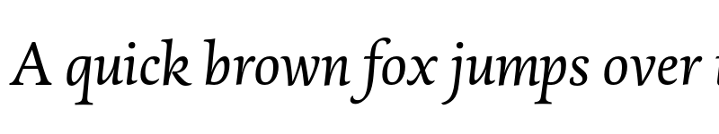 Preview of DTLDorianT Italic