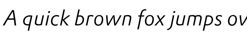 Preview of DTLProkyonSTLight Italic