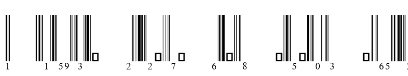 Preview of EAN-13 Regular