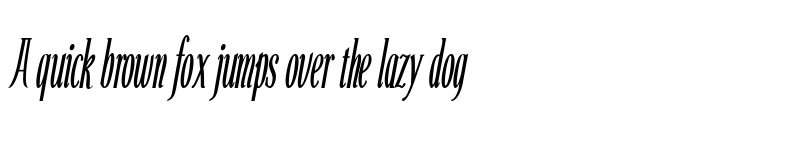 Preview of Echelon Condensed Italic