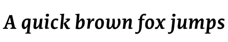 Preview of Edit Serif W00 Semibold Italic