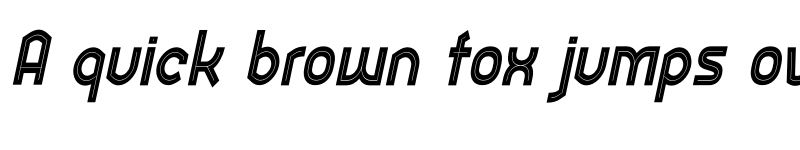 Preview of Ekela Punch ExtraBold Condensed Italic