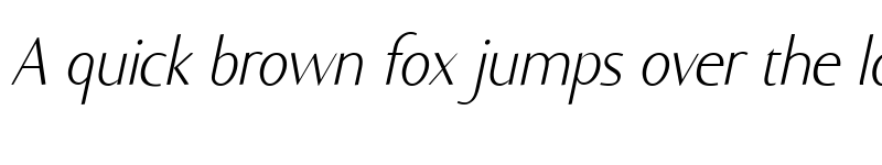 Preview of Ela Sans XLight Italic