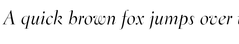 Preview of EldoradoLight Italic