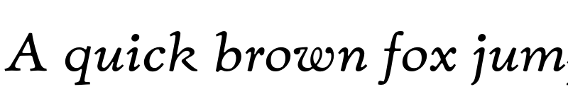 Preview of EldoradoMicro Italic