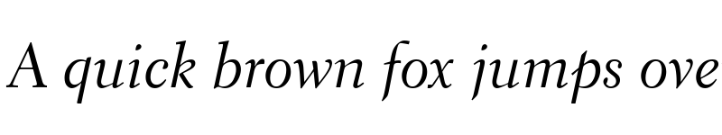 Preview of Electra LH RegularOsF Italic