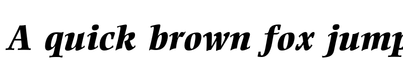 Preview of Ellington Extra Bold Italic