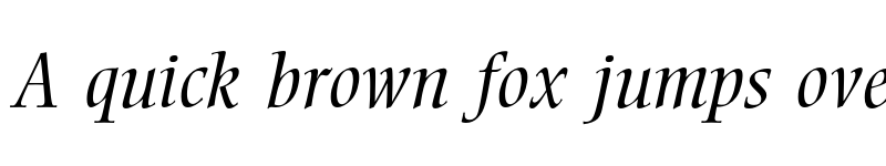 Preview of Ellington Light Italic