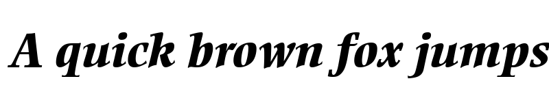 Preview of Ellington MT Extra Bold Italic