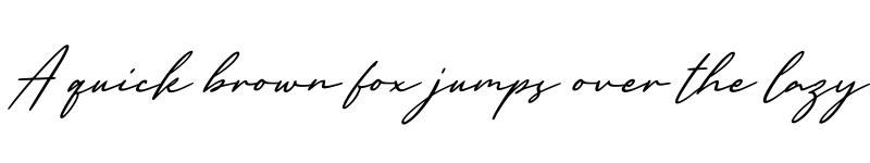 Preview of England Signature Italic