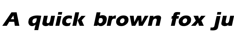 Preview of Ergoe Extrabold Italic