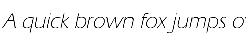 Preview of ErgoeLight Italic