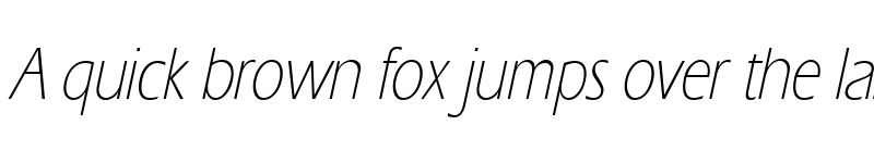 Preview of ErgoeLightCond Italic