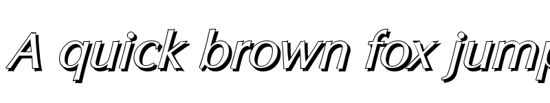 Preview of EricBeckerShadow Italic