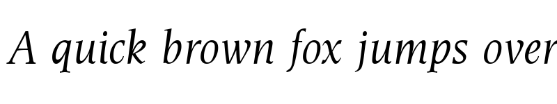 Preview of Esperanto Italic