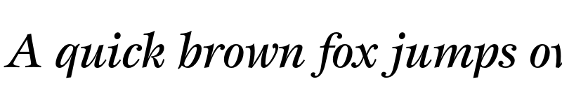 Preview of EspritEF Medium Italic