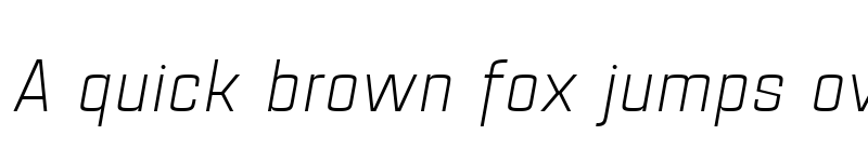 Preview of Estricta Light Italic