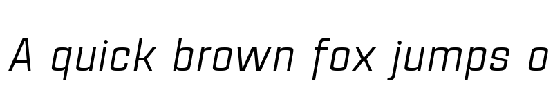 Preview of Estricta Regular Italic