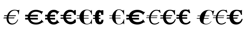 Preview of EuroSerifEF Eight Regular