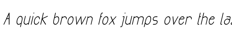 Preview of Exacta Bold-Italic