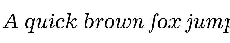 Preview of Exemplary RegularItalic