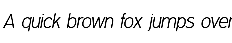 Preview of Expressway Light Italic