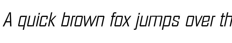 Preview of FacetLight Italic