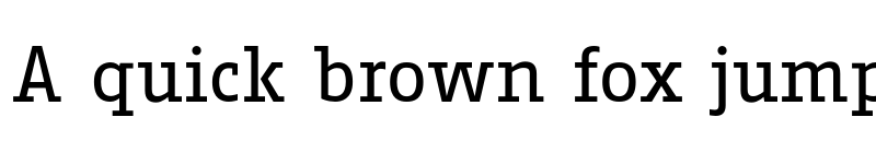 Preview of Fago Office Serif Regular