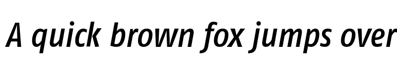 Preview of FagoCo Medium Italic