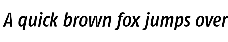 Preview of FagoCo-MediumItalic Bold Italic