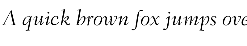 Preview of Fairfield LT Light Italic