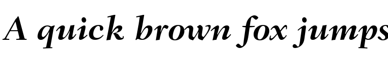 Preview of Fairfield LT Medium Bold Italic