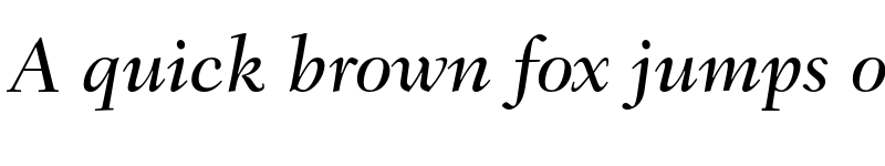 Preview of Fairfield LT Std 56 Medium Italic